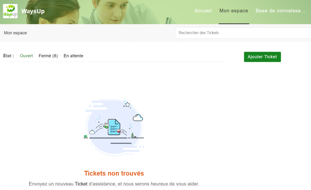 capture tickets non trouvés waysup