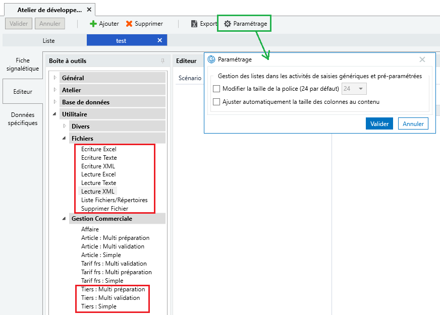 Aperçu logiciel sage 100 de production achat utilisateur 